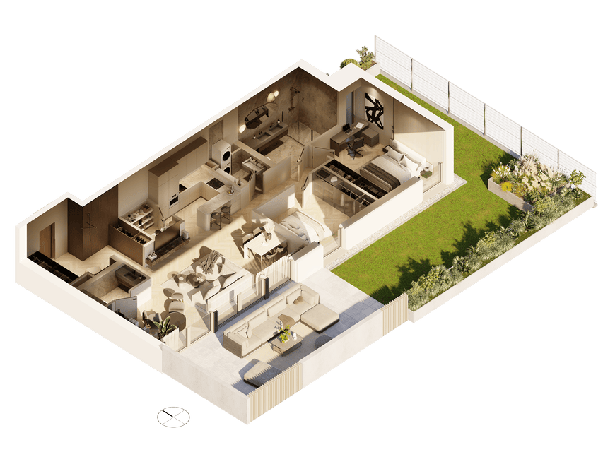 Rzut apartamentu A.02