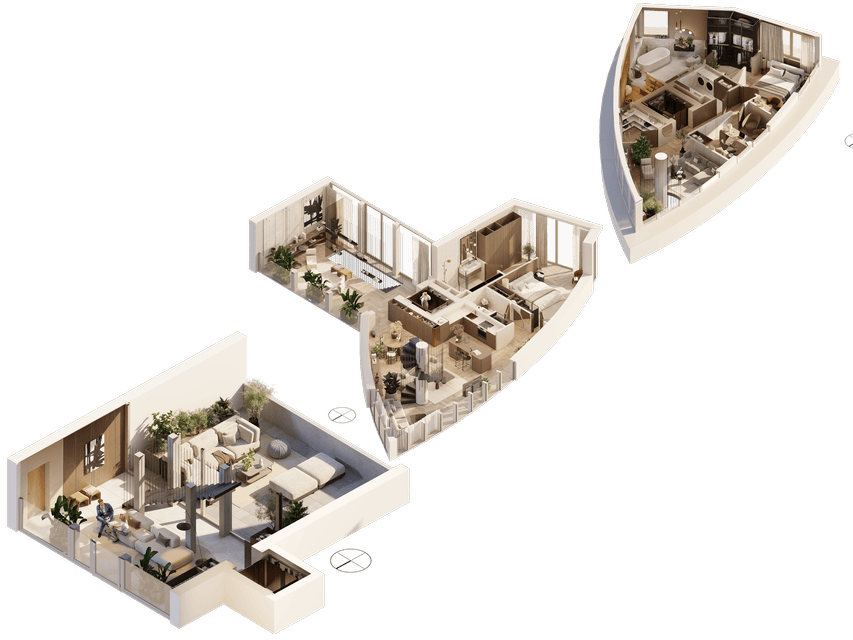 Rzut apartamentu A.06