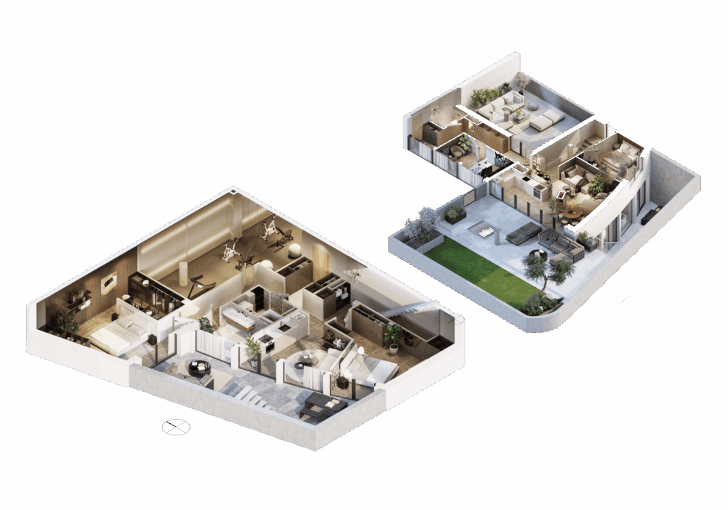 Apartament A.03 - wizualizacja