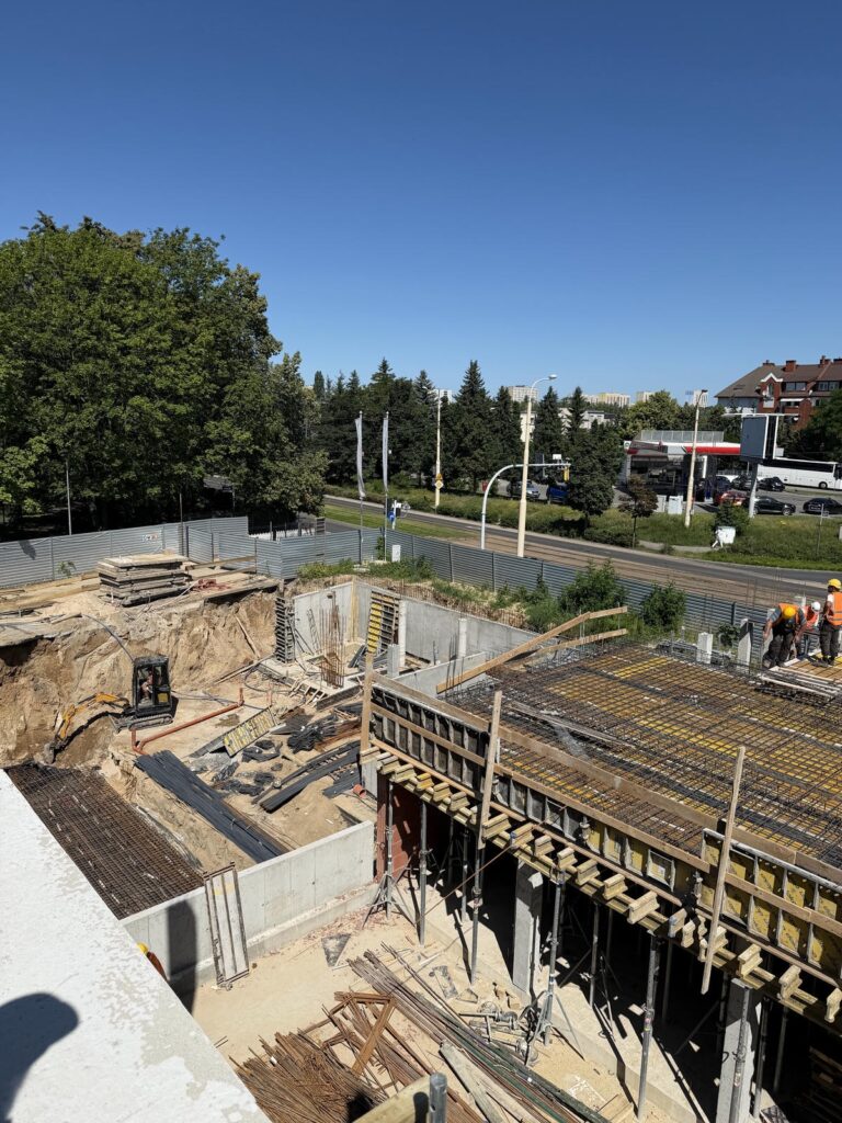 Postępy na budowie - zdjęcie z budowy realizacji - Apartamenty Cytadela