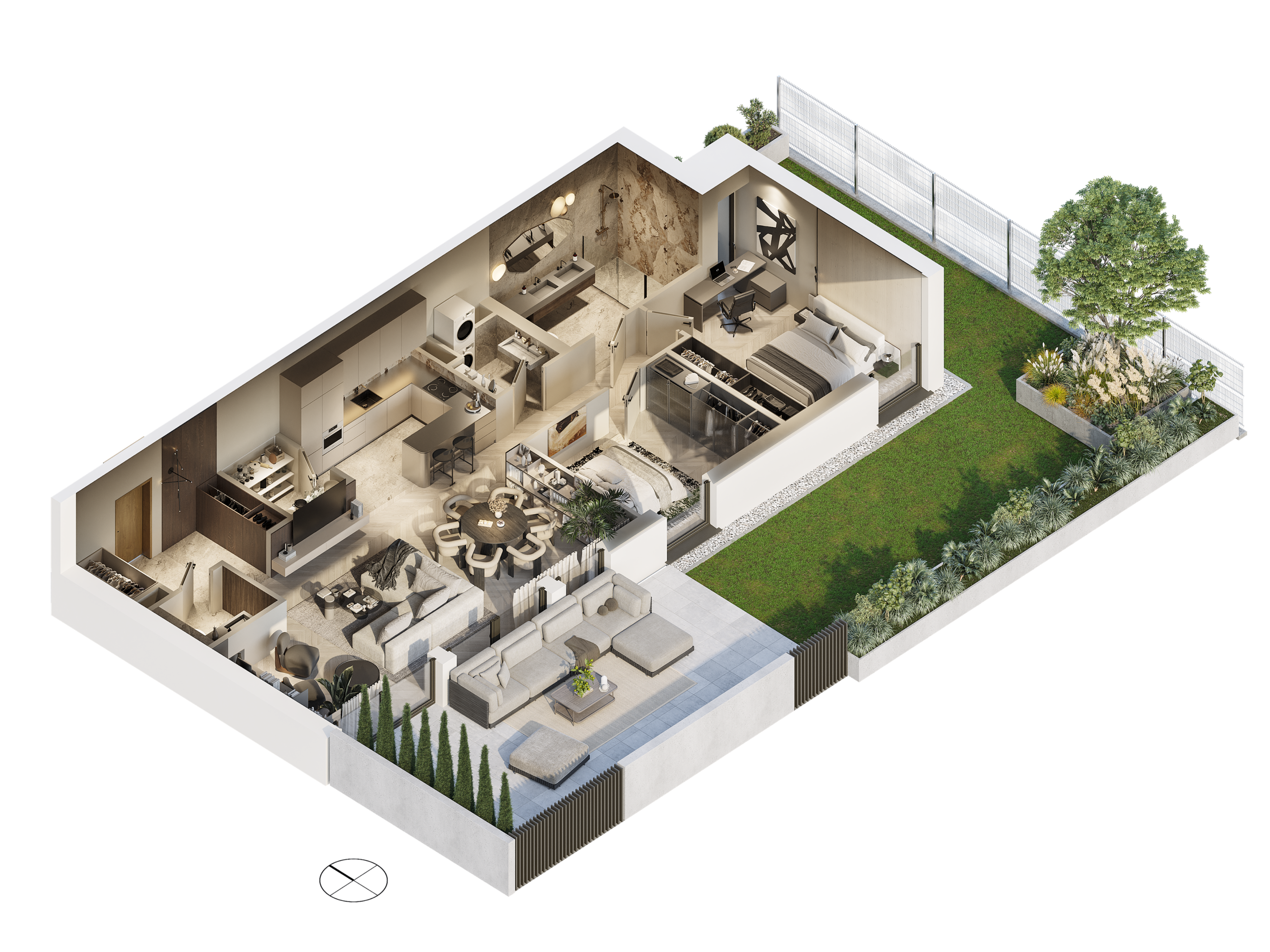Rzut apartamentu A.02